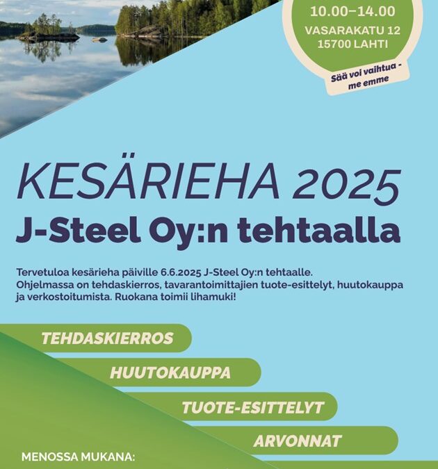 J-Steel Oy:n Kesärieha